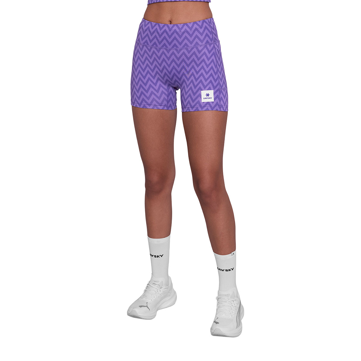 Saysky Zig Zag Combat+ Short Tights 4" Dame