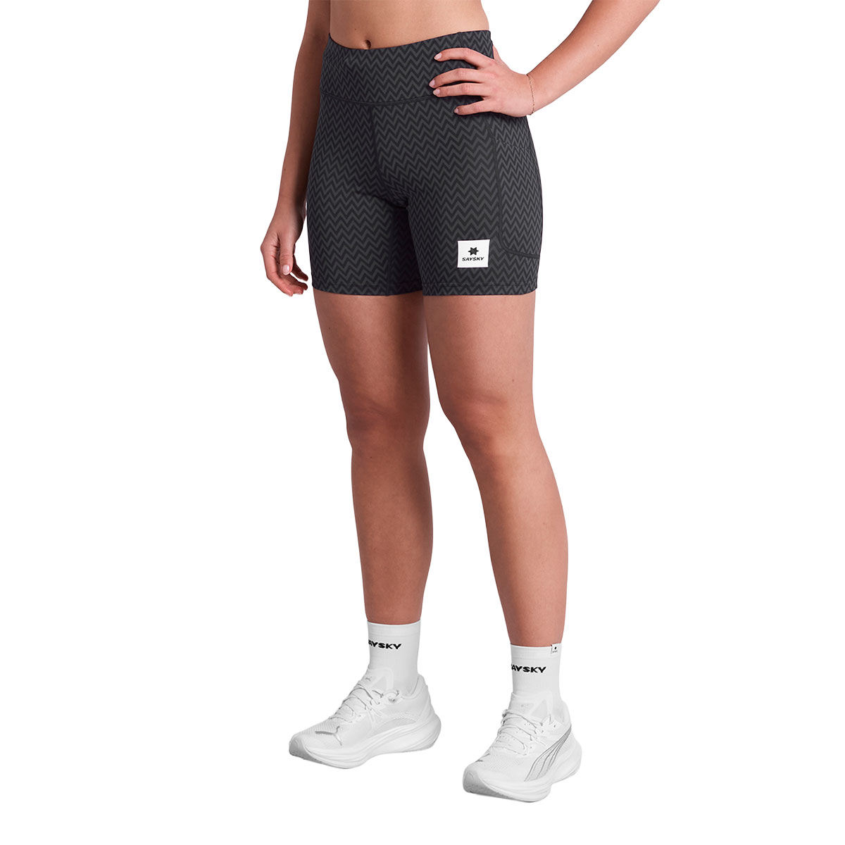 Saysky Zig Zag Combat+ Short Tights 7" Dame